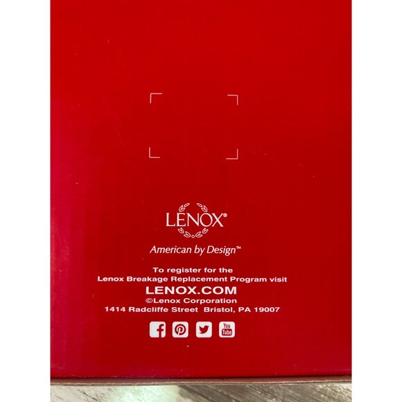 Lenox Holiday Jingle All the Way14.5" Porcelain Platter Gold Trim Christmas - Picture 9 of 13